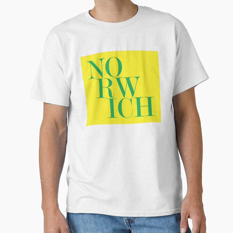 Norwich UK City Typography Minimalist Patriotic Travel Souvenir by kakarikihill