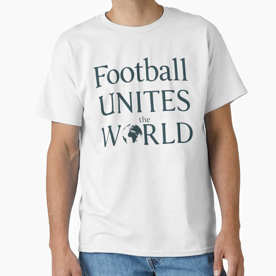 Football Unites The World Minimalist Typography by Little-Miracle