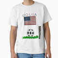 Despacito® Official Distressed Text Go USA Flag Soccer Ball by lovemedespacito