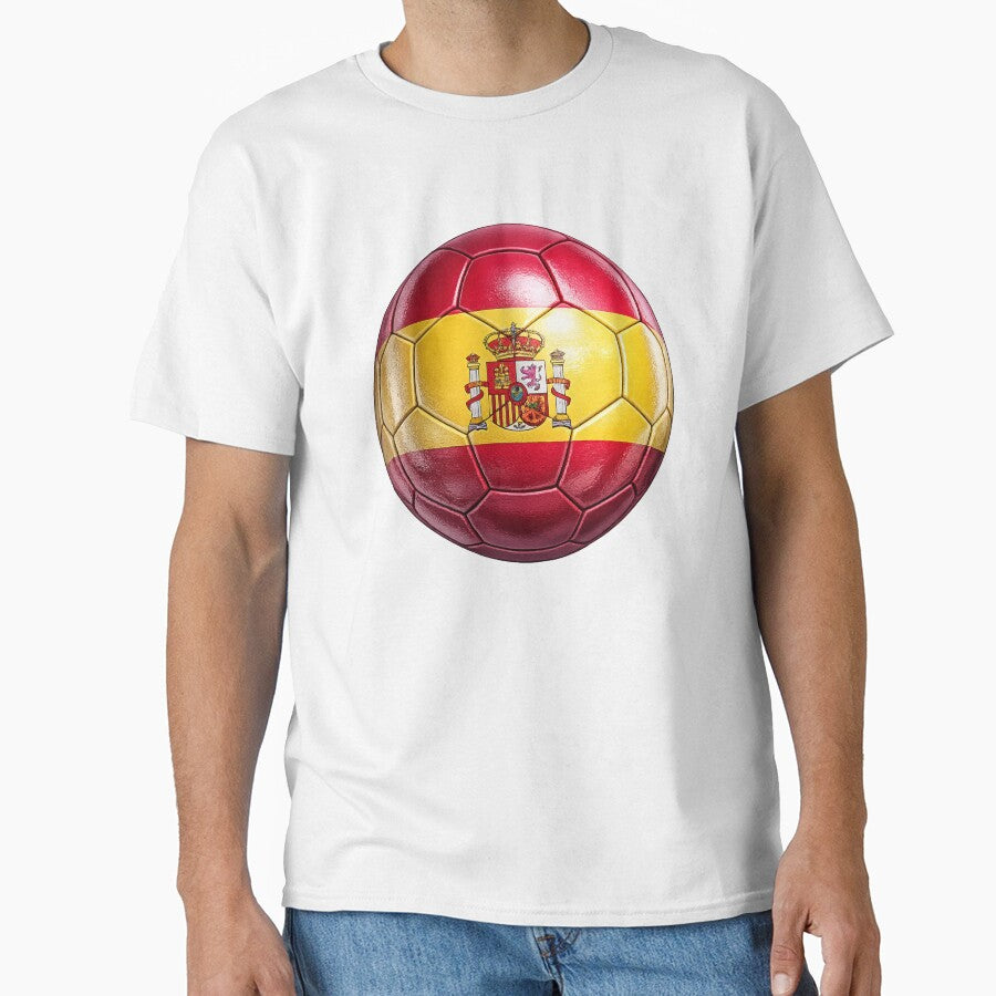 Spain Flag Football Design by redsharkuk