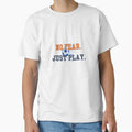 Soccer Motivation - No Fear Just Play Minimalist Design by LoudVictory