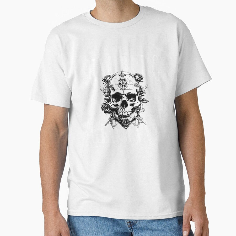 Hamburg Germany lettering with skull by Ecmoprints