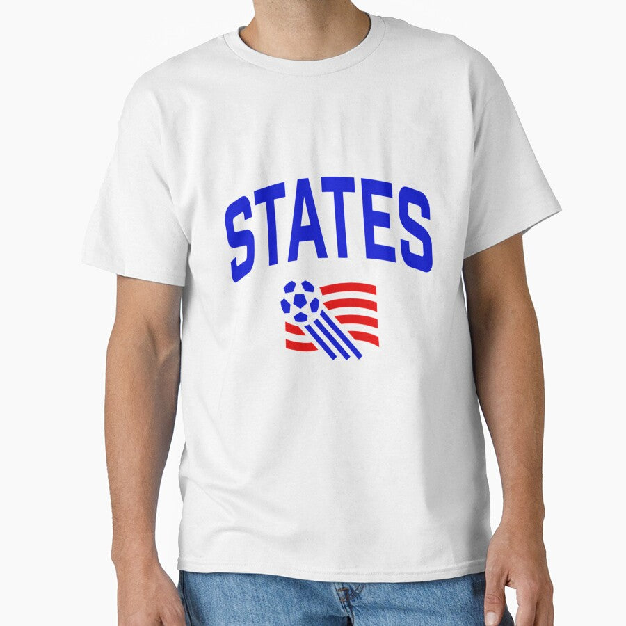 Support Us Soccer With This Unique Retro Design by geofretread