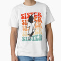 Soccer Sister Retro Groovy Lightning Bolt Mother’s Day by Christina-grich