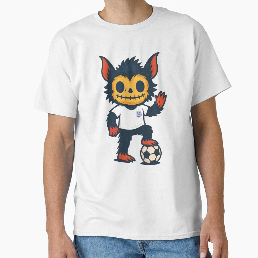 Creepy Cute Monster – England Soccer Edition by Weasel Graphix