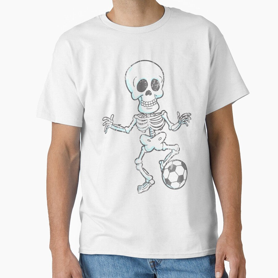 Halloween Soccer Skeleton Sports Humor by IsabellasVintag