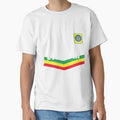 Ethiopian Soccer African Flag by ZGMdesigns