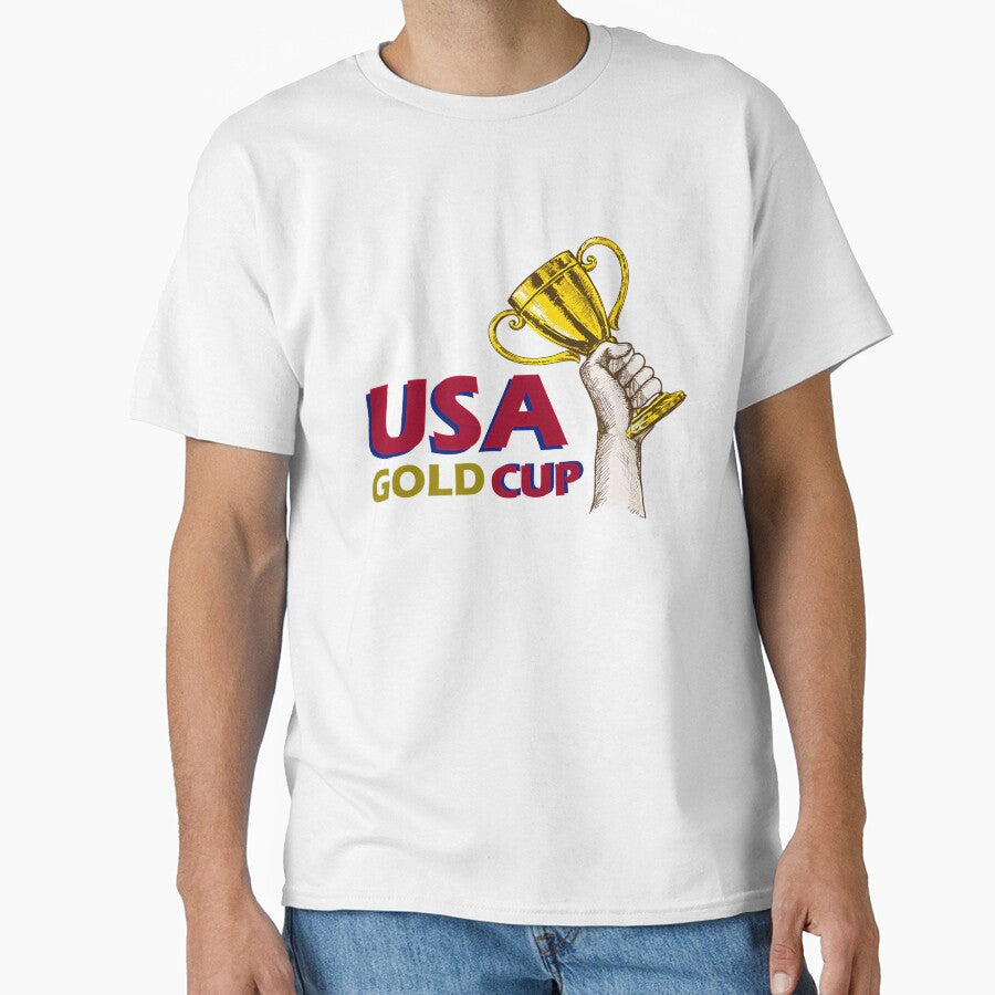 Usa Championship 2021 Gold Cup Essential T-Shirt Great Gift For Dads by geofretread