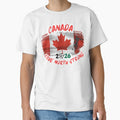 Canada True North Strong Shirt | Canadian Pride Bold Typography Design by ThreadNovaCo