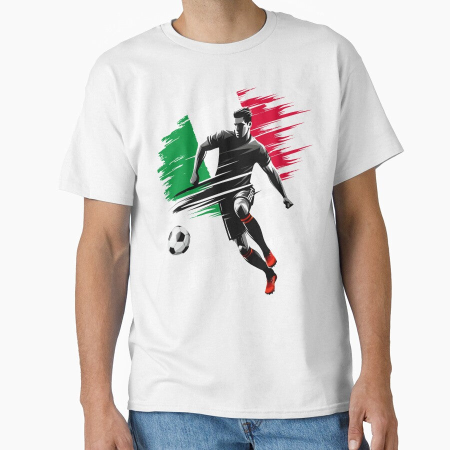 Football Soccer Italy Italian Flag Banner Player Grunge by Infinitee8hirts