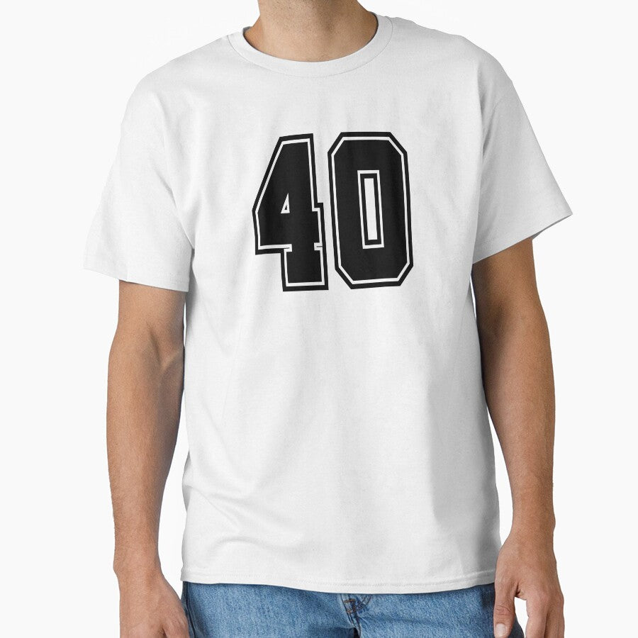 40 jersey number college style by GeogDesigns