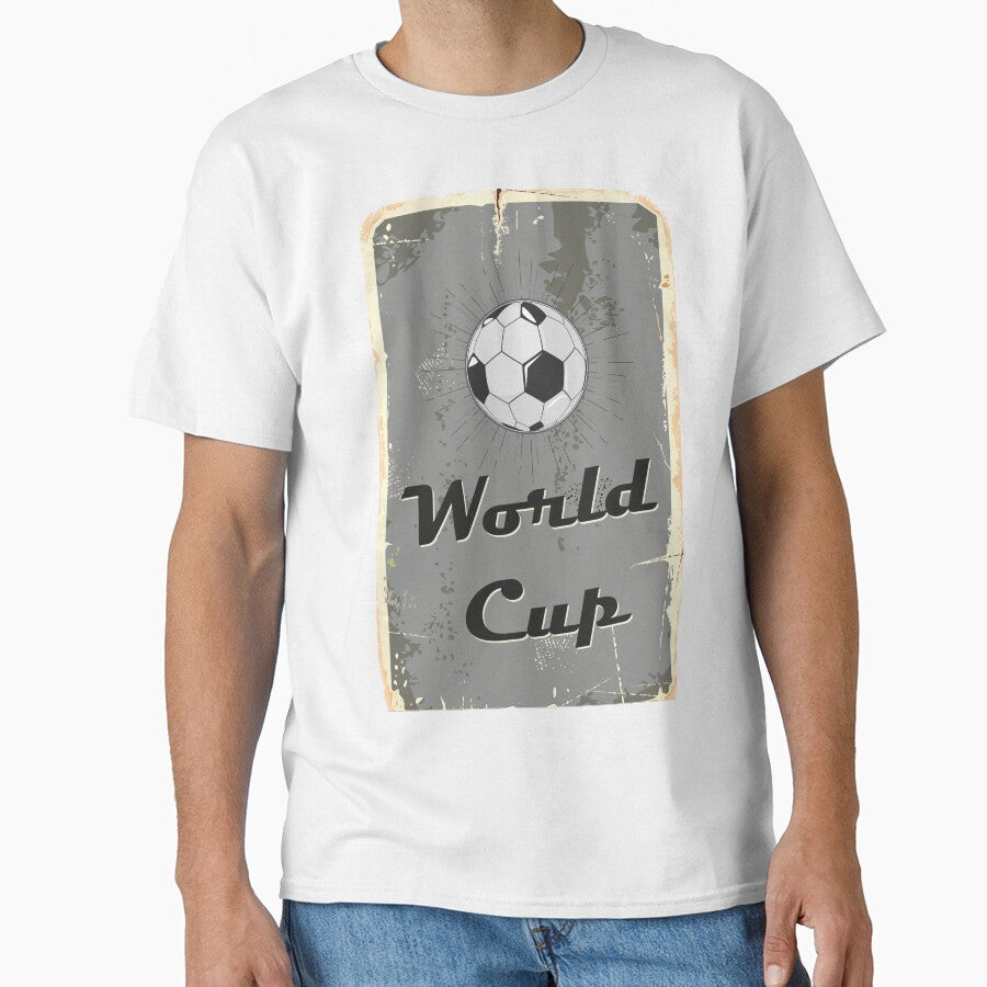 Football World Cup Vintage Distressed Style Poster Art Design by Naumovski
