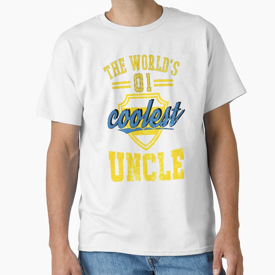 The World's Coolest Uncle | Best Uncle | Funny Gift For Uncles by JooArtPrints  ★★★★★