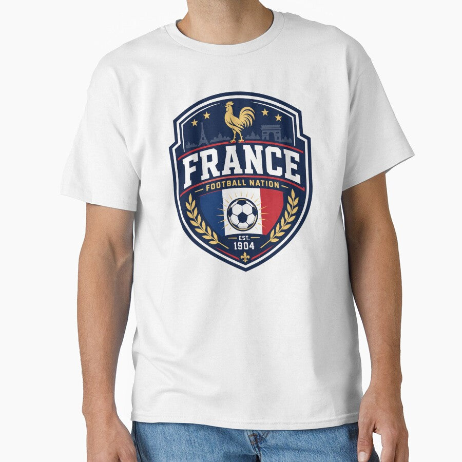 France Football Nation Badge by PamLeeDesign