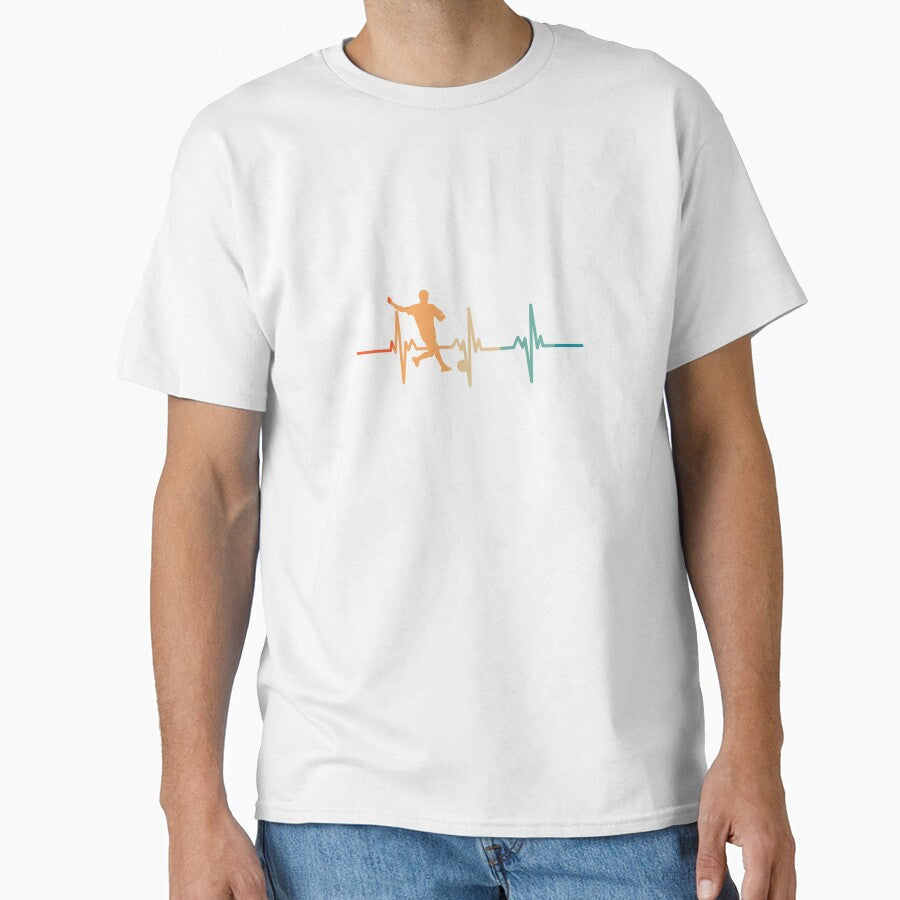 Retro football heartbeat by LU NA