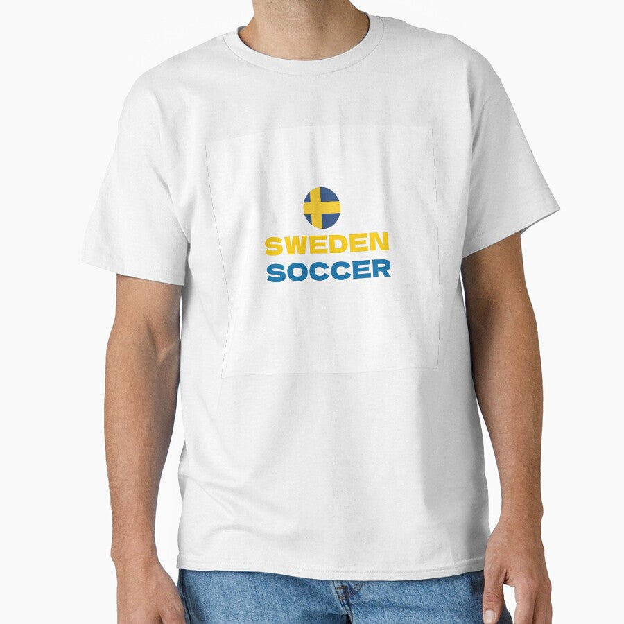 SWEDEN SOCCER Shirt – Swedish Flag Fan Tee | Uncle Jichuan by Uncle-Jichuan