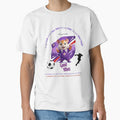 Cute Hamster Soccer Fan in Purple Jersey by MadnessArtLab