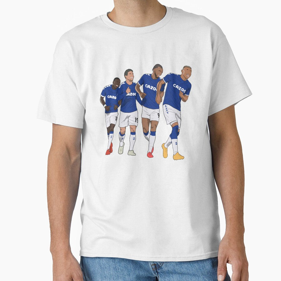Everton Goal Celebration Richarlison Calvert Lewin Rodriguez Nkounkou by PiscesVibes