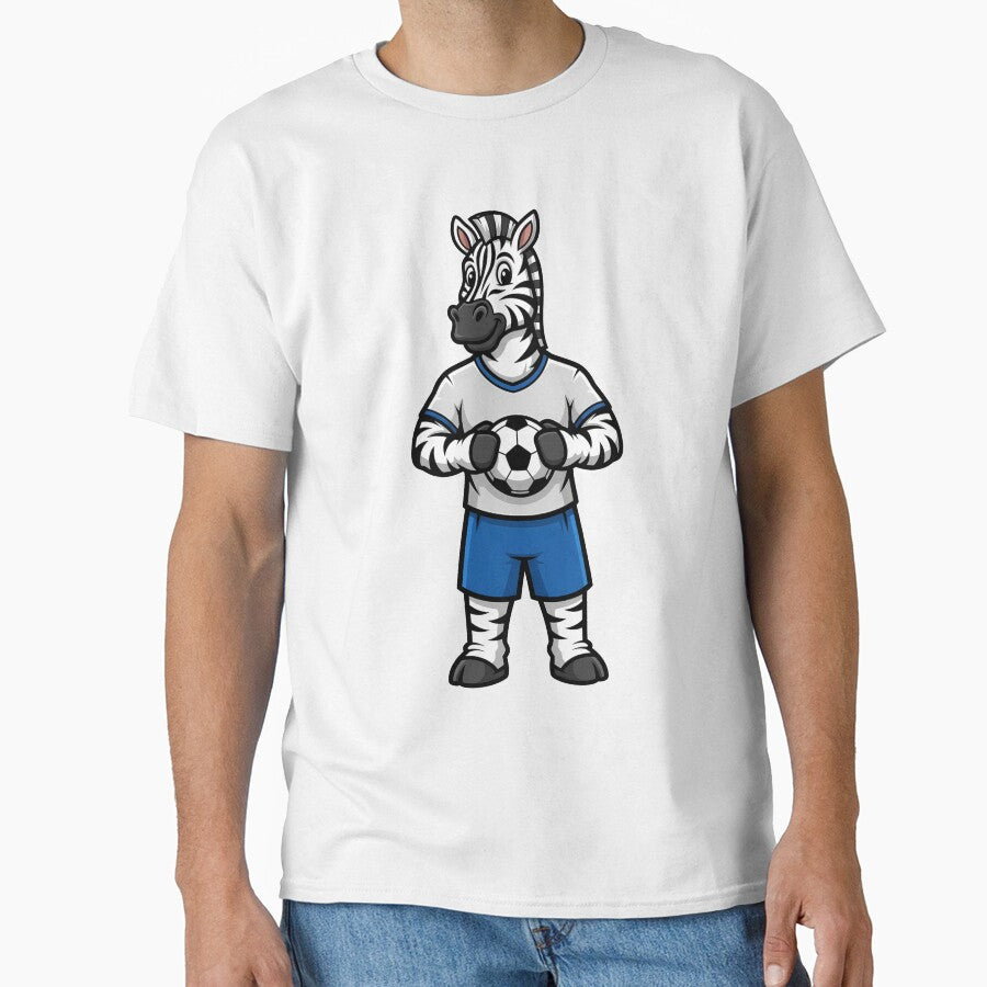 Zebra Soccer Player Mascot Fun by k3rstman1