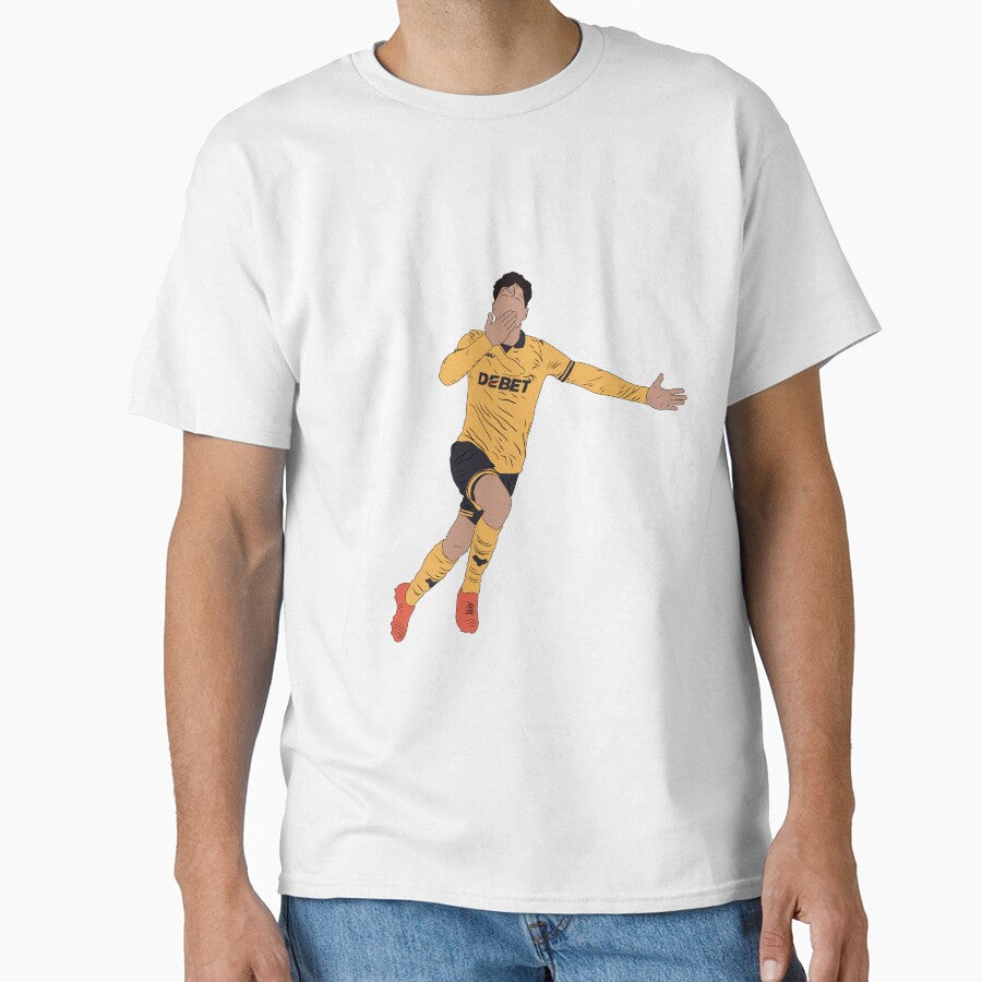 Ladislac Krejci Wolves Goal Celebration Minimalist by Hevding