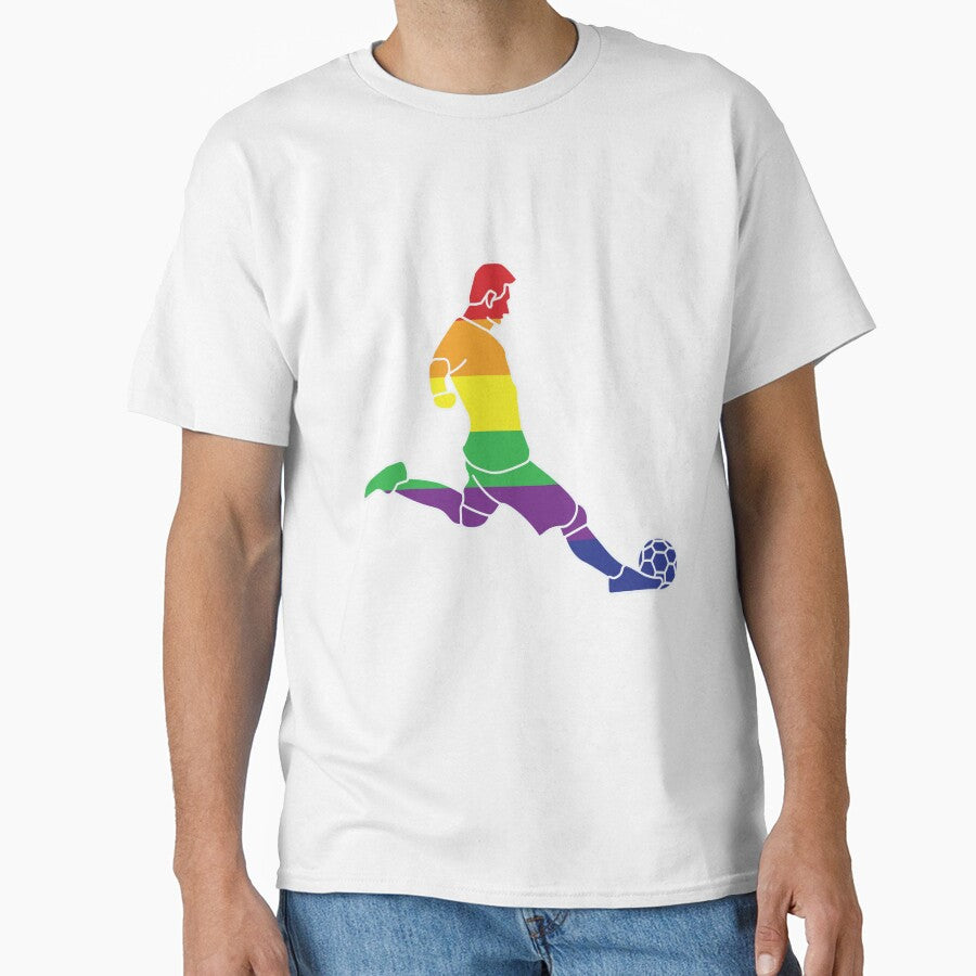 Rainbow Soccer Player by wilcoxm19