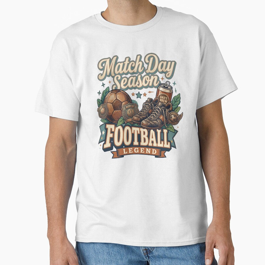 Match Day Football Legend | Vintage Soccer Design by ChampionKTS