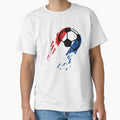 The Netherlands Soccer Flag Pride Football with Paint Splatter Effect by Shiraufa