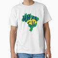 Brazil country typography by Adrienne Schaumann