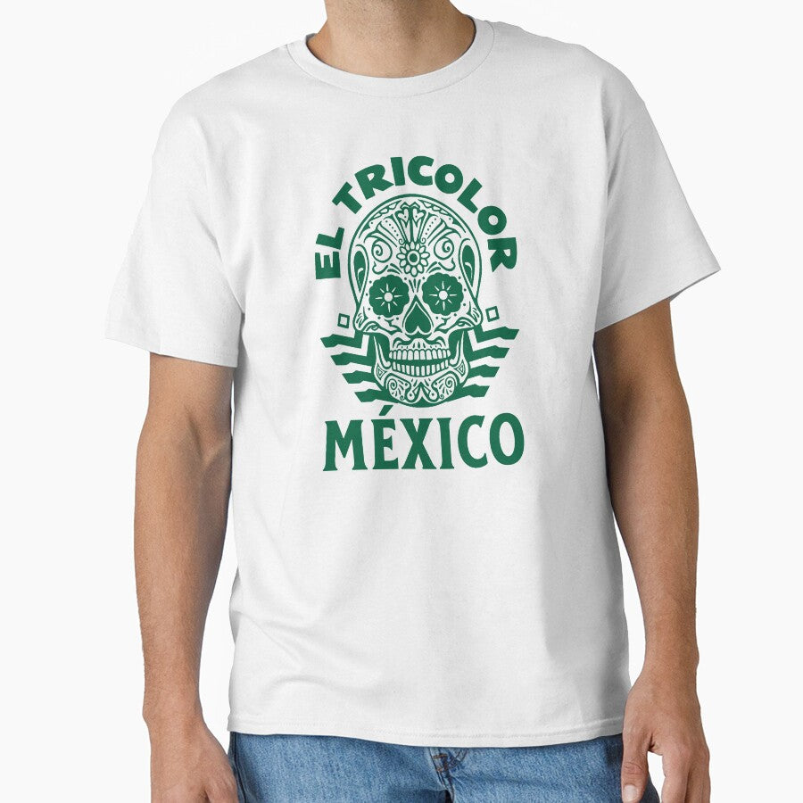 Mexico skull animated green by VRedBaller