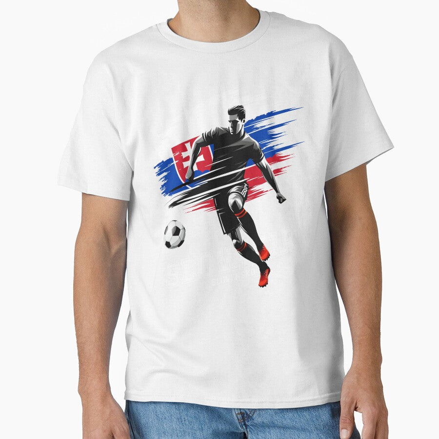 Football Soccer Slovakia Slovak Flag Banner Player Grunge by Infinitee8hirts
