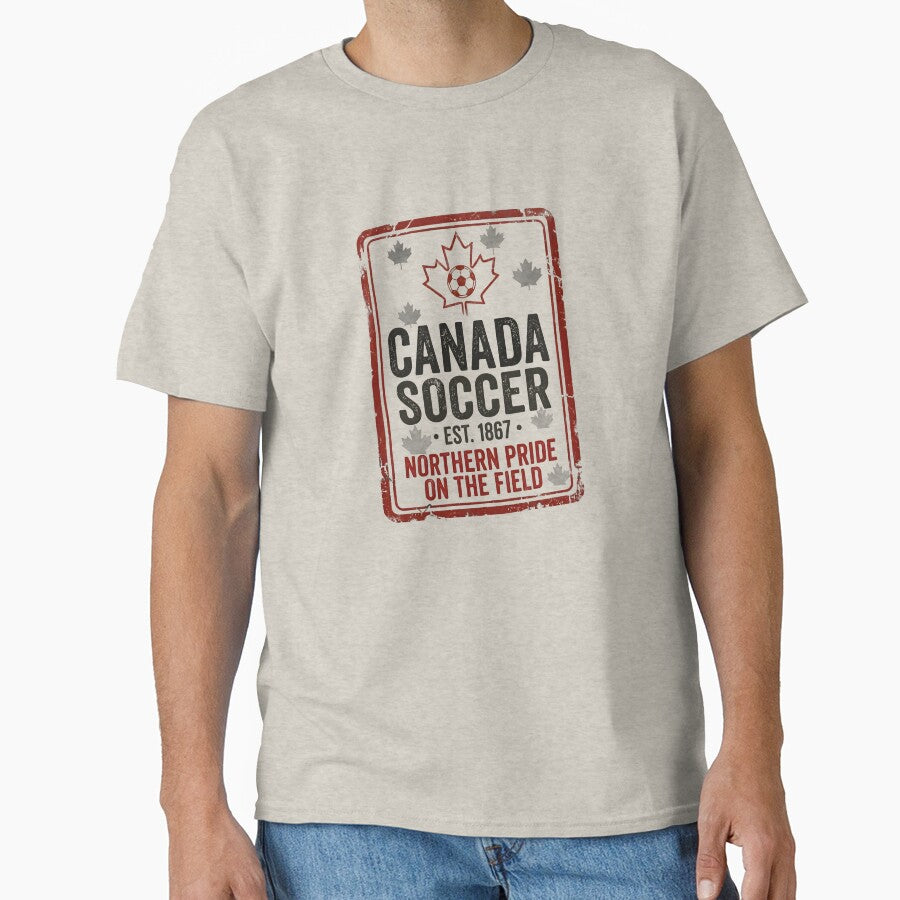 Canada Soccer Est 1867 Northern Pride On The Field by laughingshirts