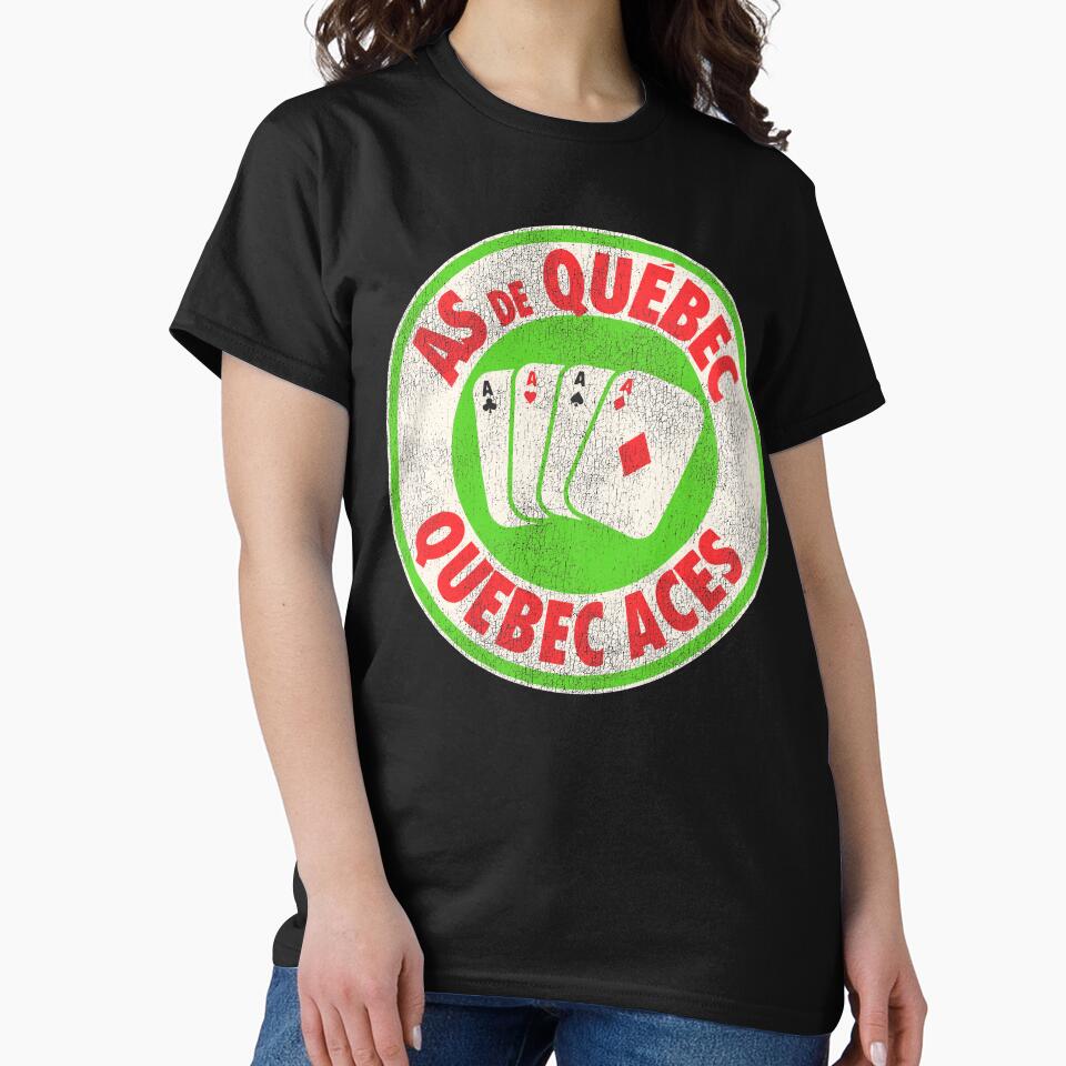 Quebec Aces Retro Defunct Ice Hockey by ourkid