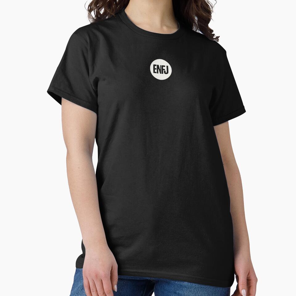 ENFJ Minimalist Personality Typography Design by trepiu