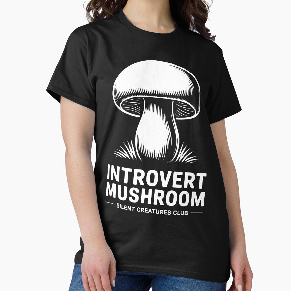 Introvert Mushroom Silent Creatures Club by NaturEdeN