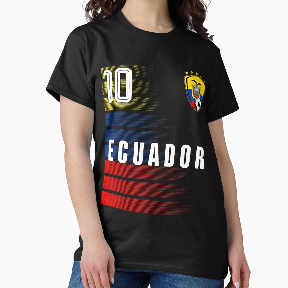 Football Soccer Ecuador Flag Ecuadorian Pride Lovers Retro by Mdcazeem
