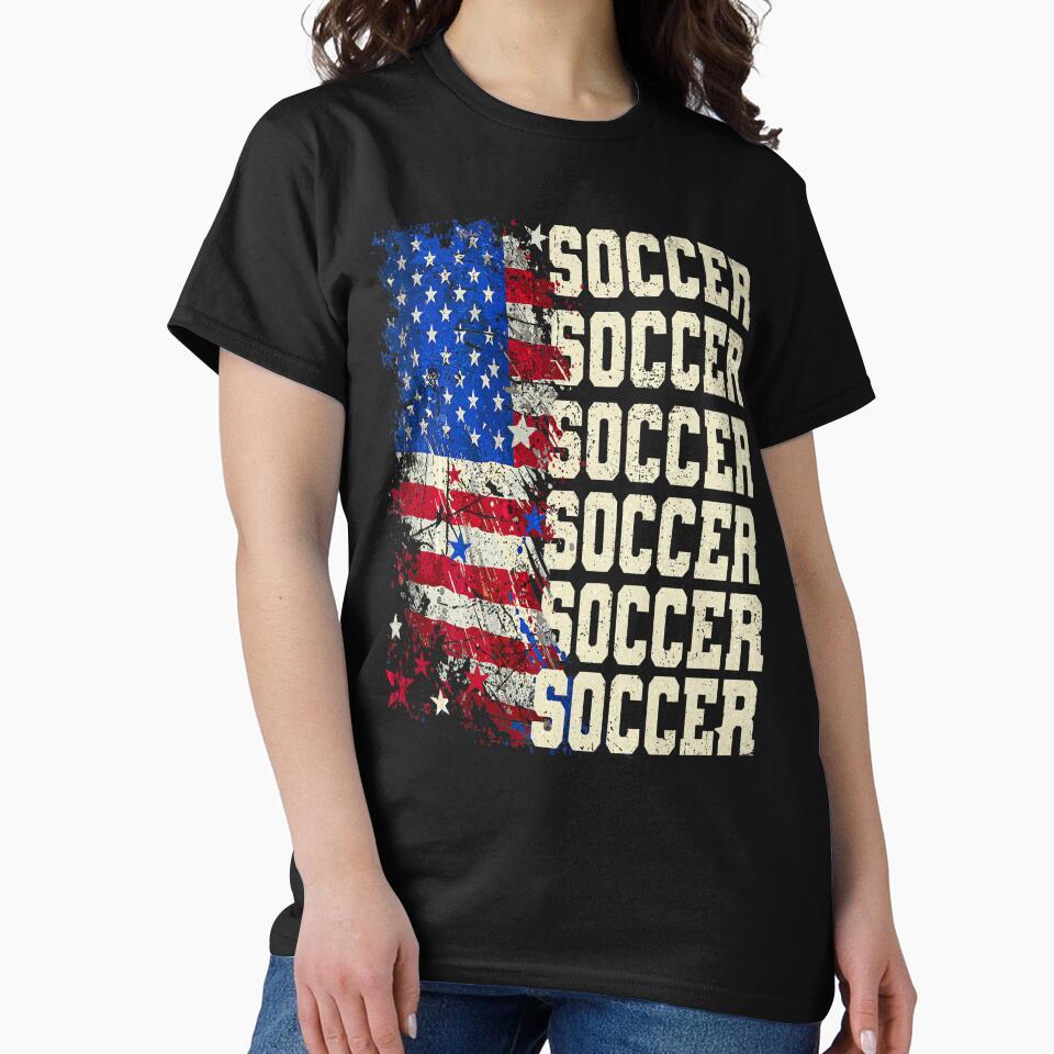 Soccer Vintage Grey Flag Coach Boy Youth by schoolofbullies