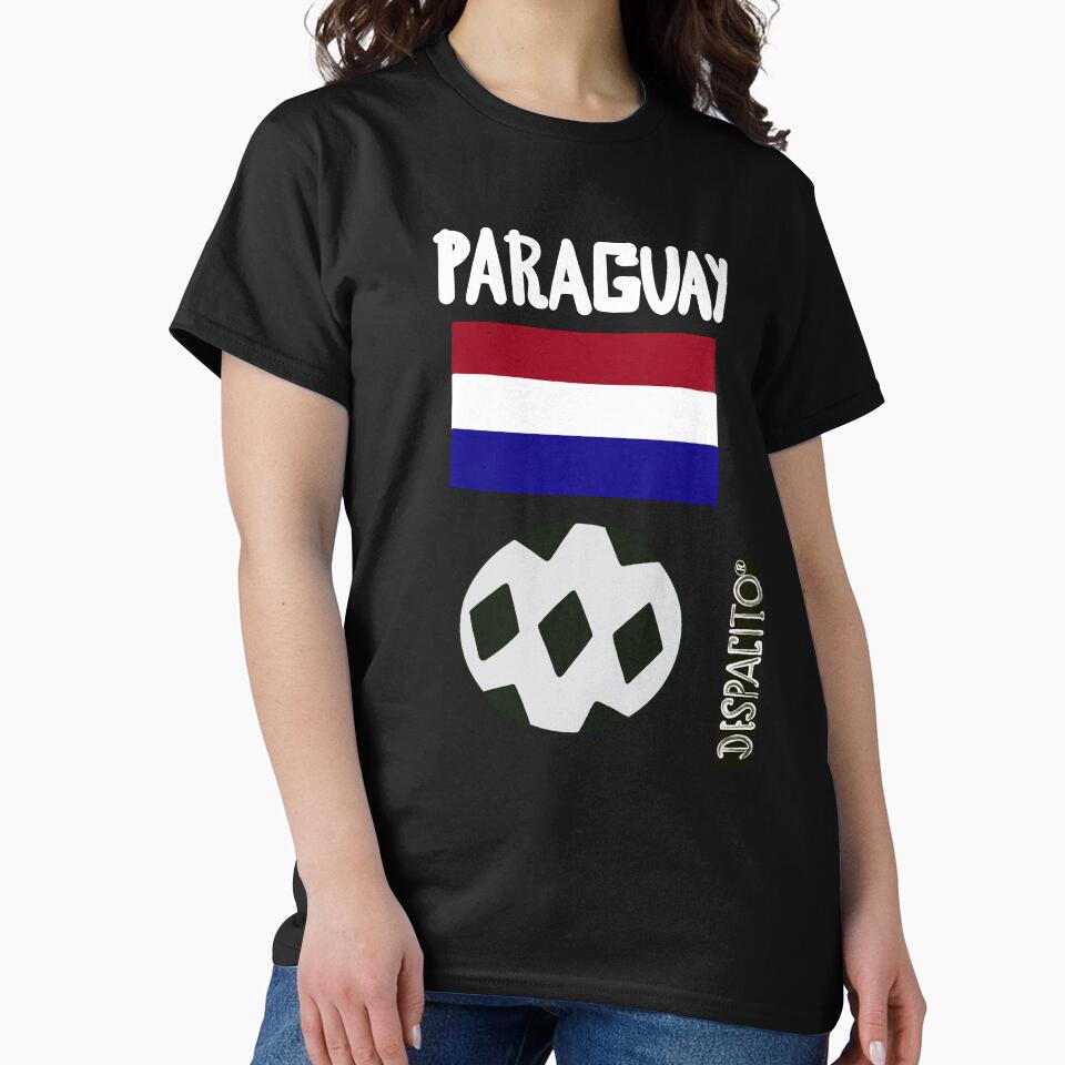 Despacito® Paraguay Flag Black White Ball Design Text by DespacitoBrand