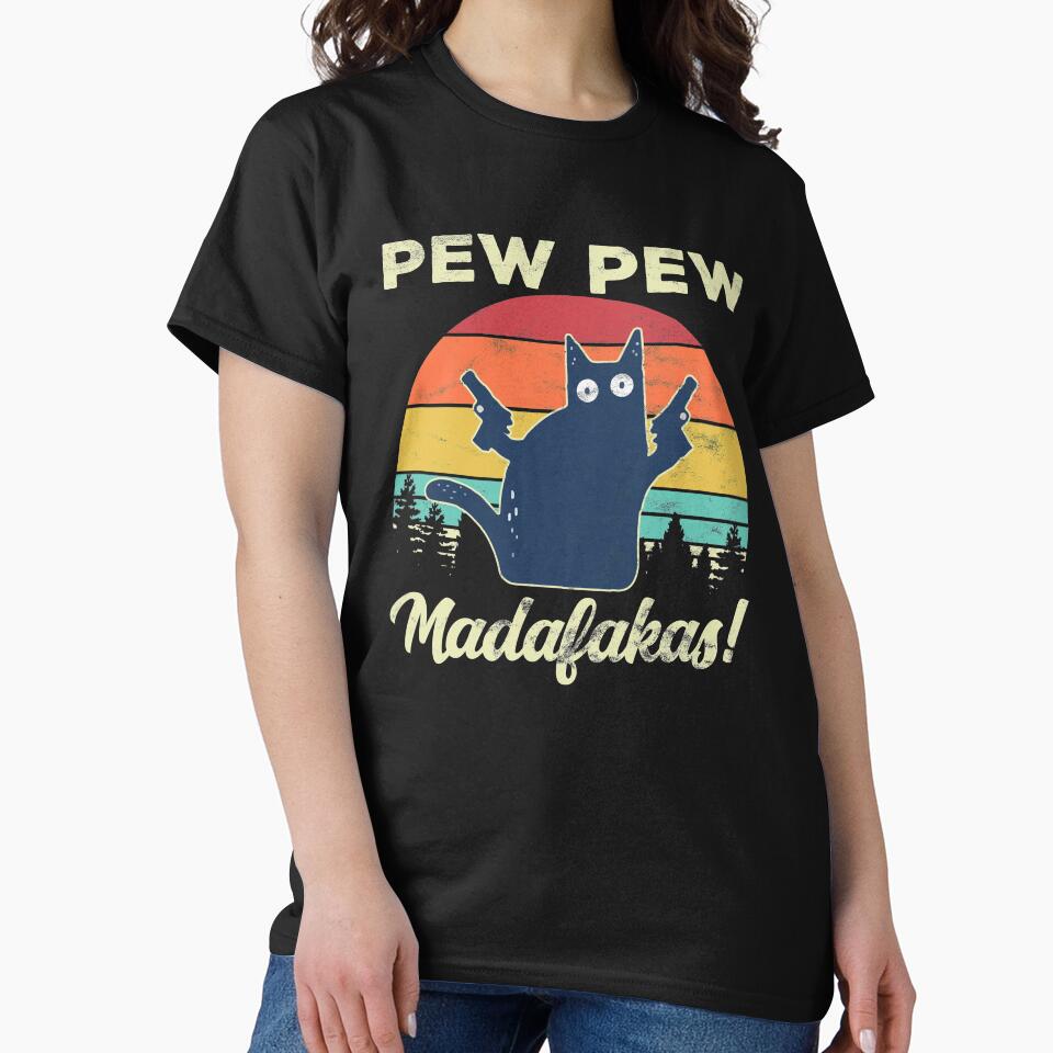 Pew madafakas cat retro by majuga