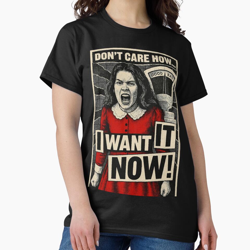 I WANT IT NOW! – Veruca Salt Punk Zine Print by Wonkas-Factory