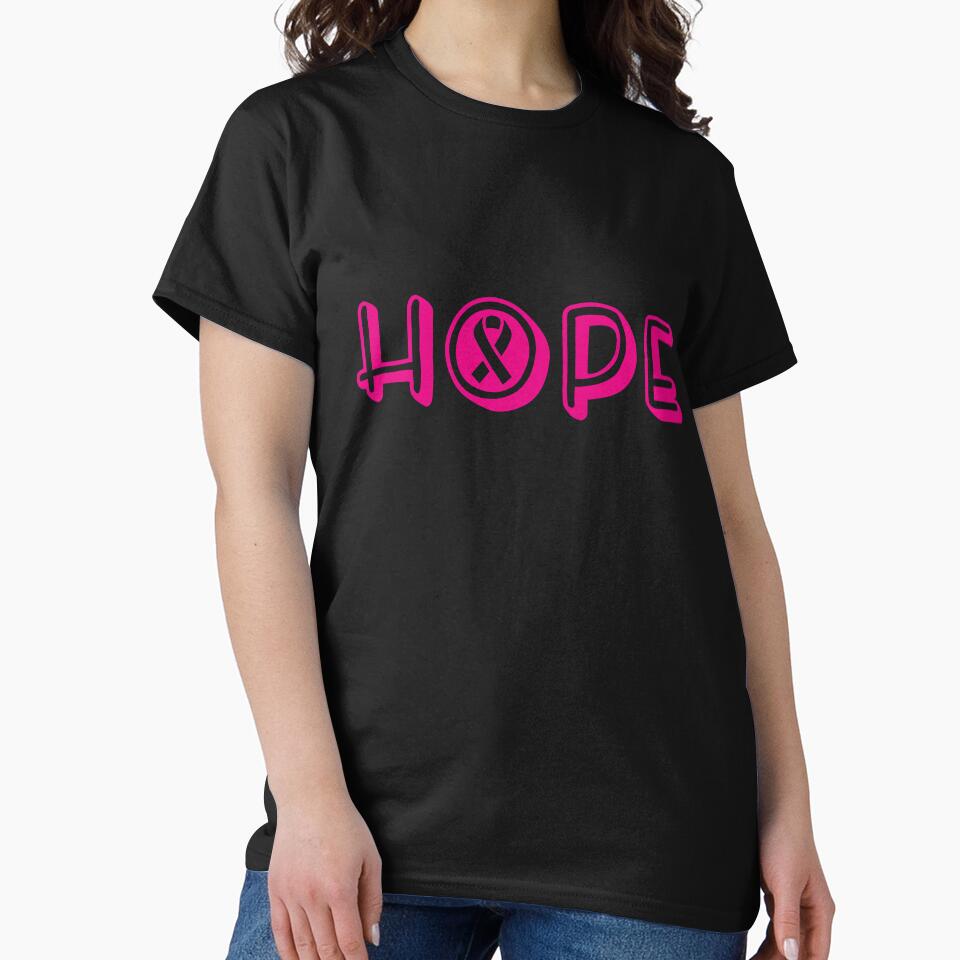 Hope Breast Cancer Awareness T-Shirt by AllStarMerch