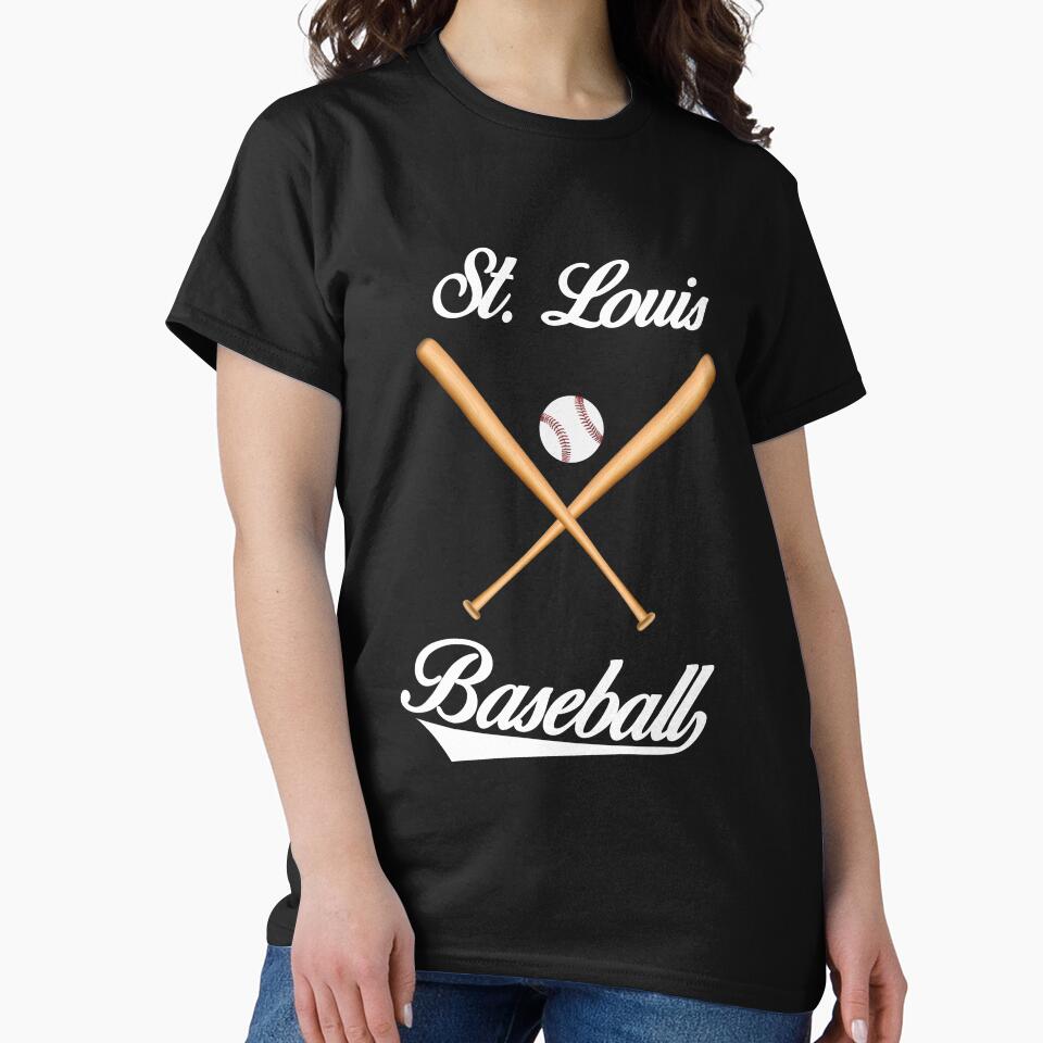 St. Louis Baseball T-Shirt for Men and Women by AllStarMerch
