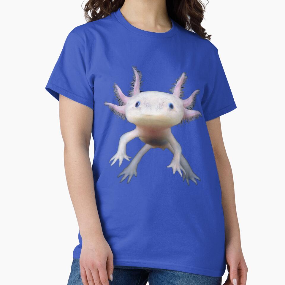 Blue Axolotl Animal - Funny and Cute Salamander Fish Design for Kids, Teens, Boys, Men, Adults, Girls by JoyTop