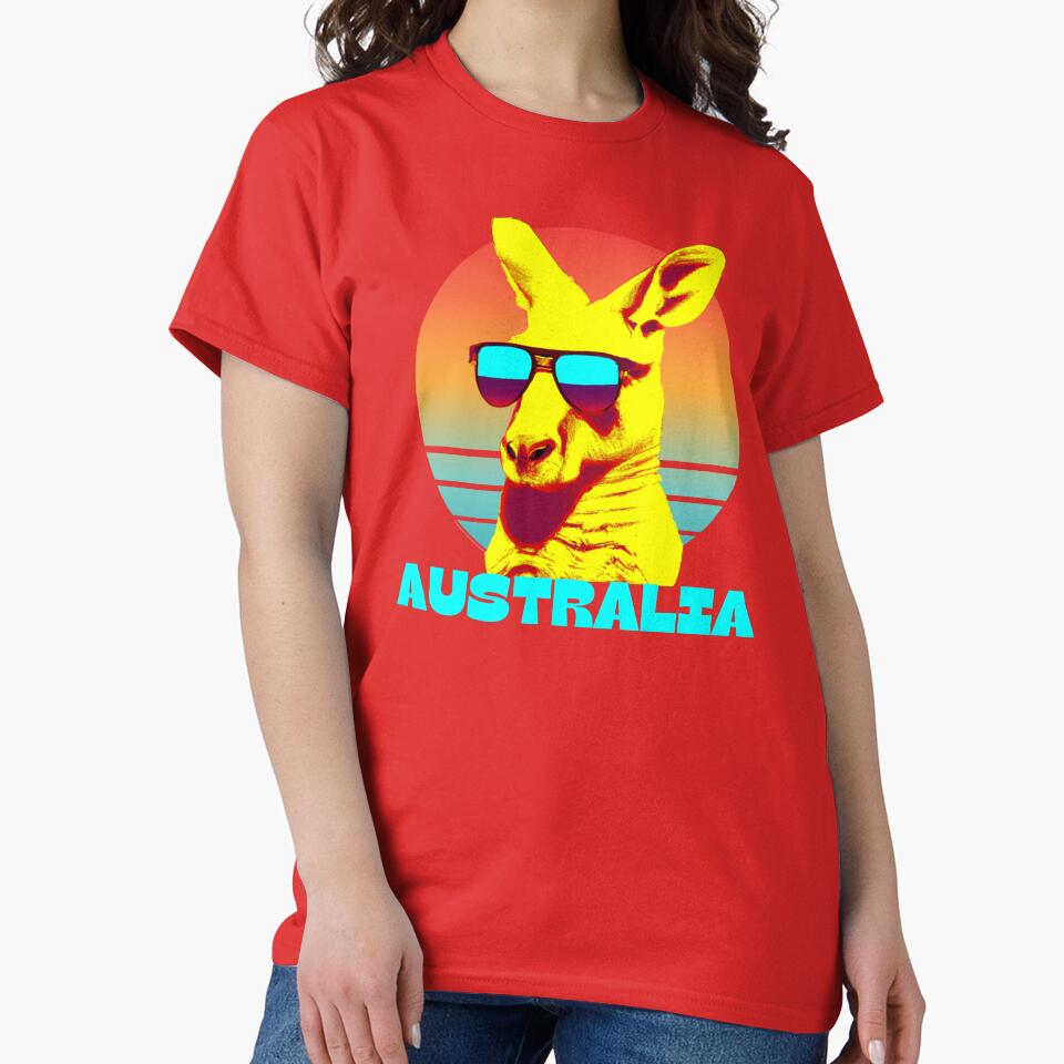 Australia Kangaroo Retro by theflandonian