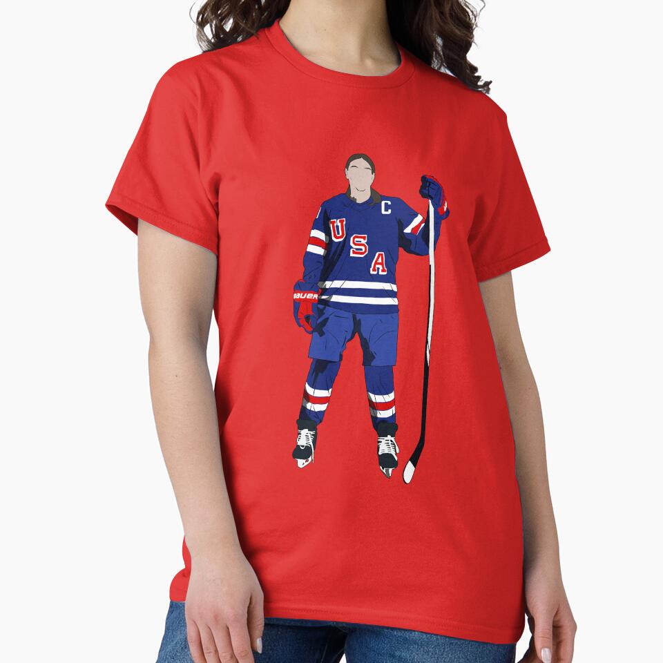 Hilary Knight USA Ice Hockey Minimalist by Hevding