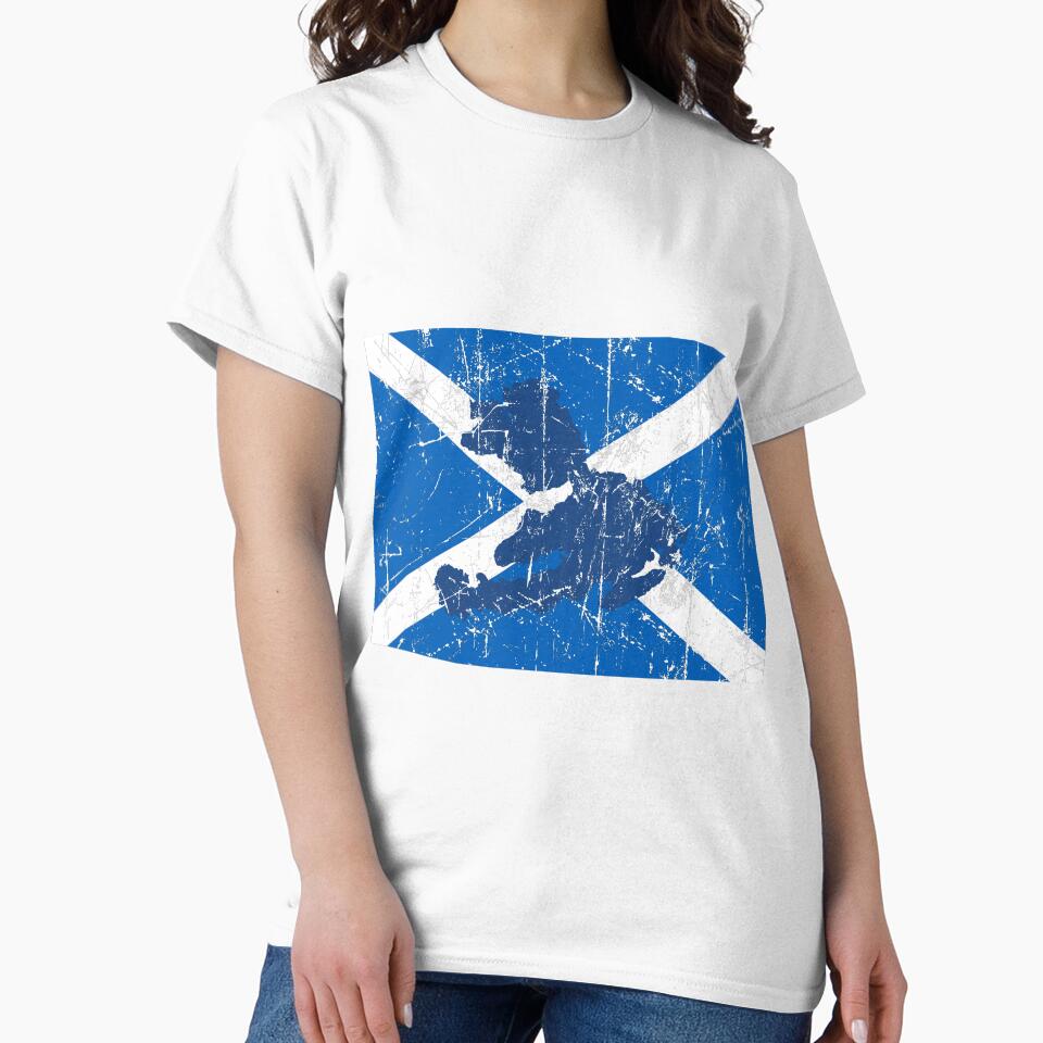 Mull on Scotland Flag - Distressed by isleheid