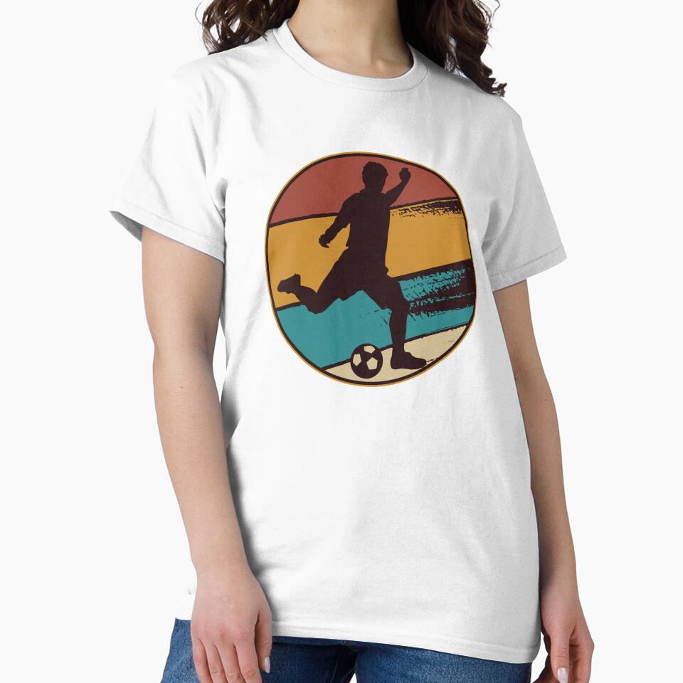 Football soccer player retro vintage by AaaleXX