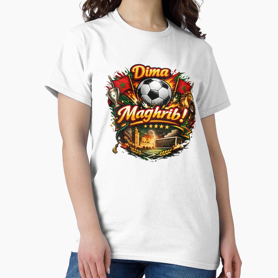football Morocco t-shirt by Troll Art & Delete