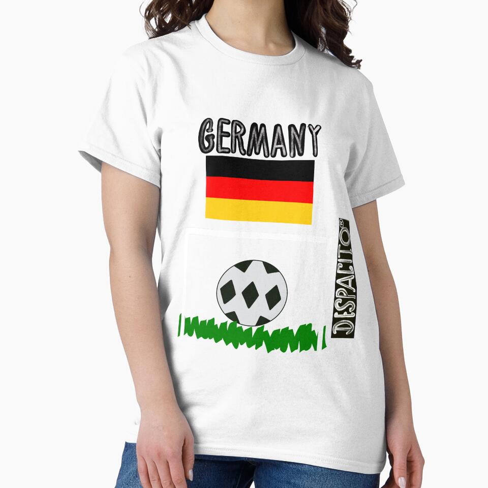 Germany Flag Soccer Ball Futbol Football Graphic Design by lovemedespacito