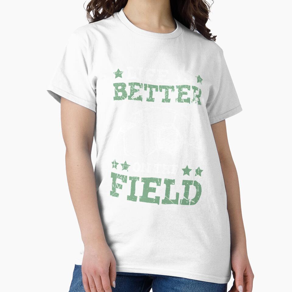 Funny Gifts For Soccer Players Girls and Designns On The Field by CrookedCreek