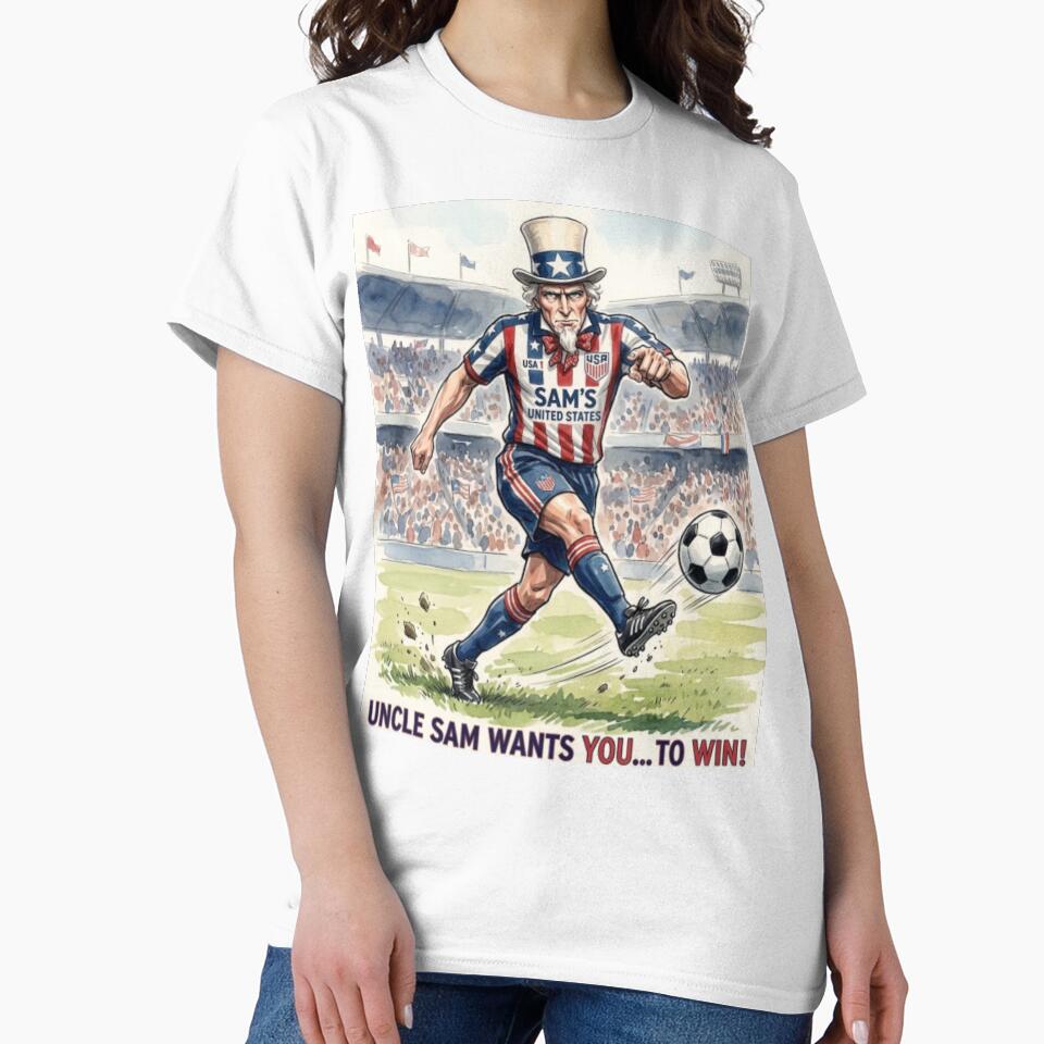 Uncle Sam is a soccer hooligan! by Art Arcade